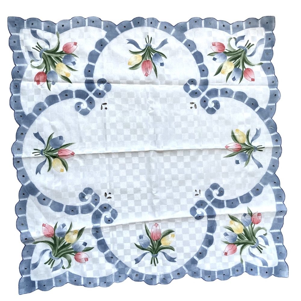 Vintage Table Furniture Cover Floral
